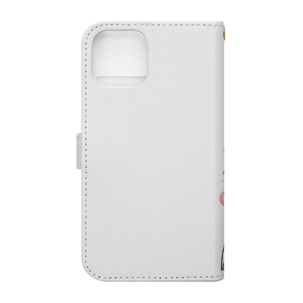 CHURATHEのJapanyan-baunosuke Book-Style Smartphone Case :back