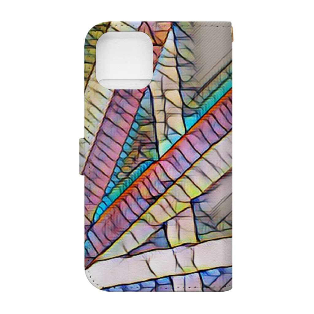 NaROOMの【Abstract Design】No title - Mosaic🤭 Book-Style Smartphone Case :back