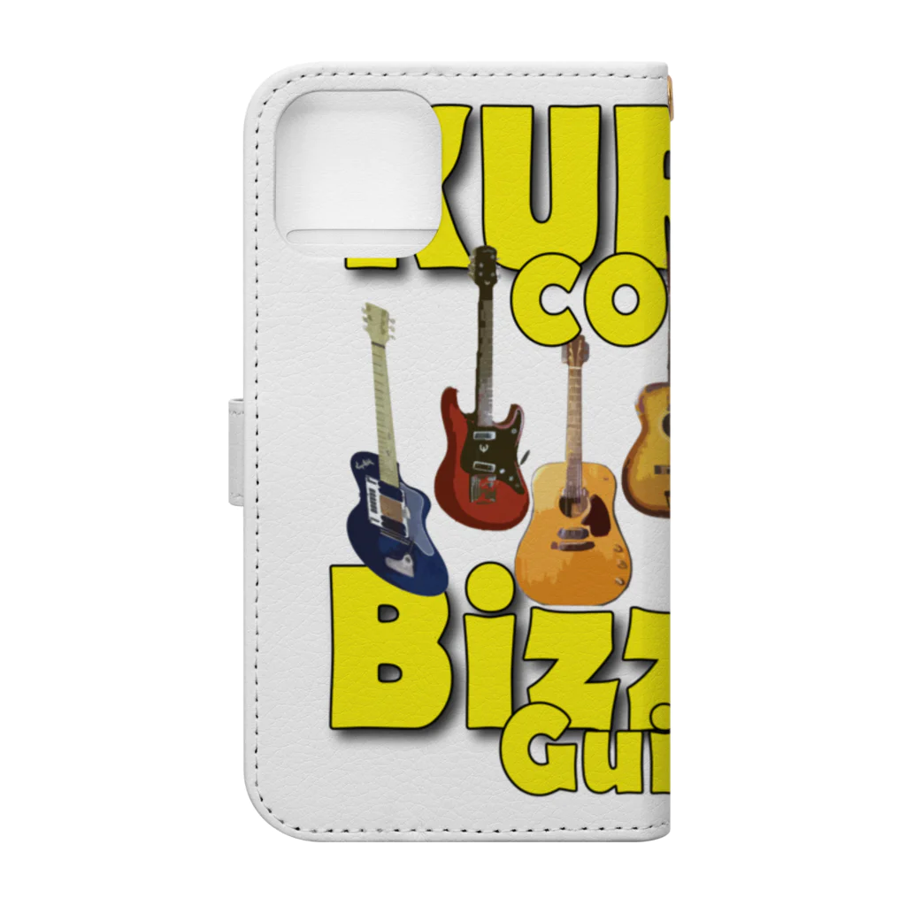 PHSG SOUND 音楽とアートのBIZZARE GUITAR ビザールギター KURT COBAIN カートコバーンⅡ 手帳型スマホケースの裏面