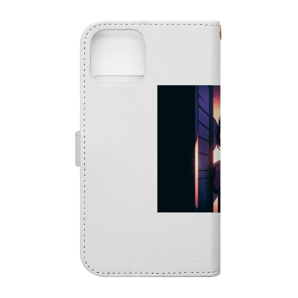 TOKYO_MELANCHOLIC_REVERIEのネネ Book-Style Smartphone Case :back