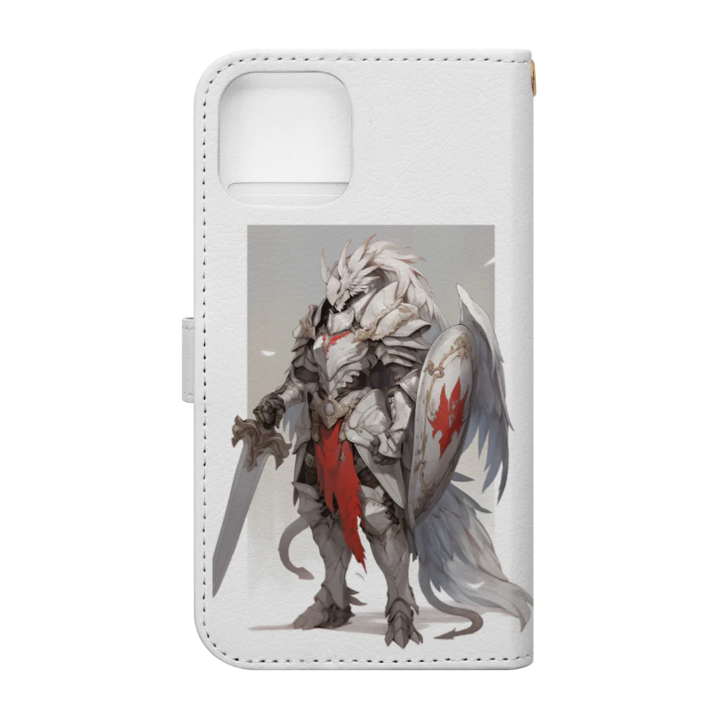 ファンタジー屋の竜獣人の騎士隊長 Book-Style Smartphone Case :back