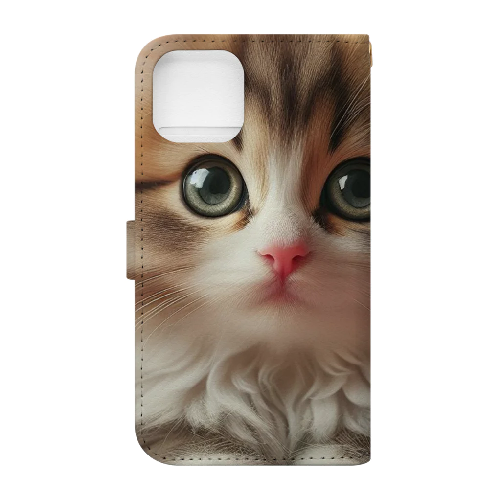 hakutaka289の可愛い猫（数量限定） Book-Style Smartphone Case :back