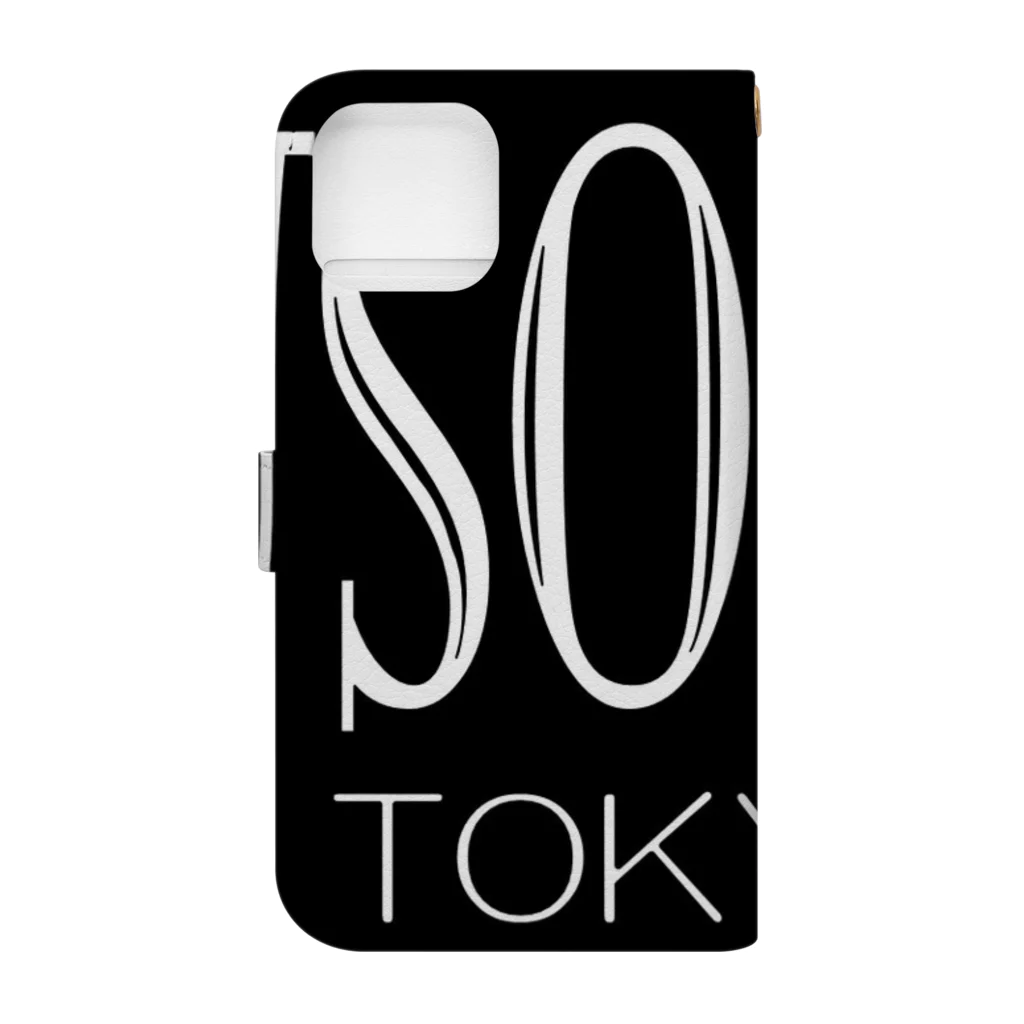 オンリーワンの『嘘だ　東京』 Book-Style Smartphone Case :back