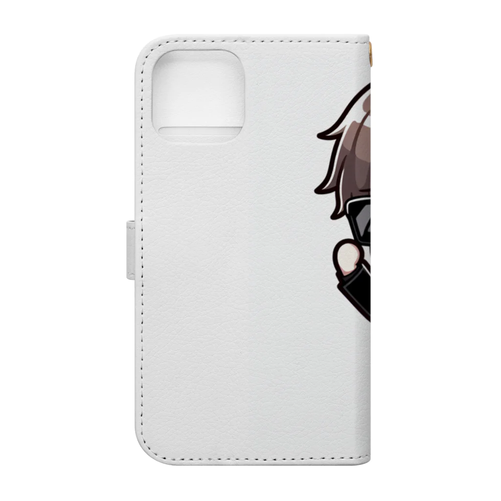 Taki_Workの泣き男くん Book-Style Smartphone Case :back