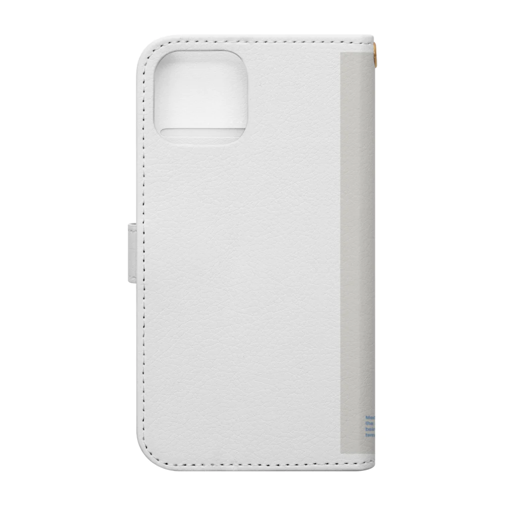 はなみずどーなつのへびあたま Book-Style Smartphone Case :back