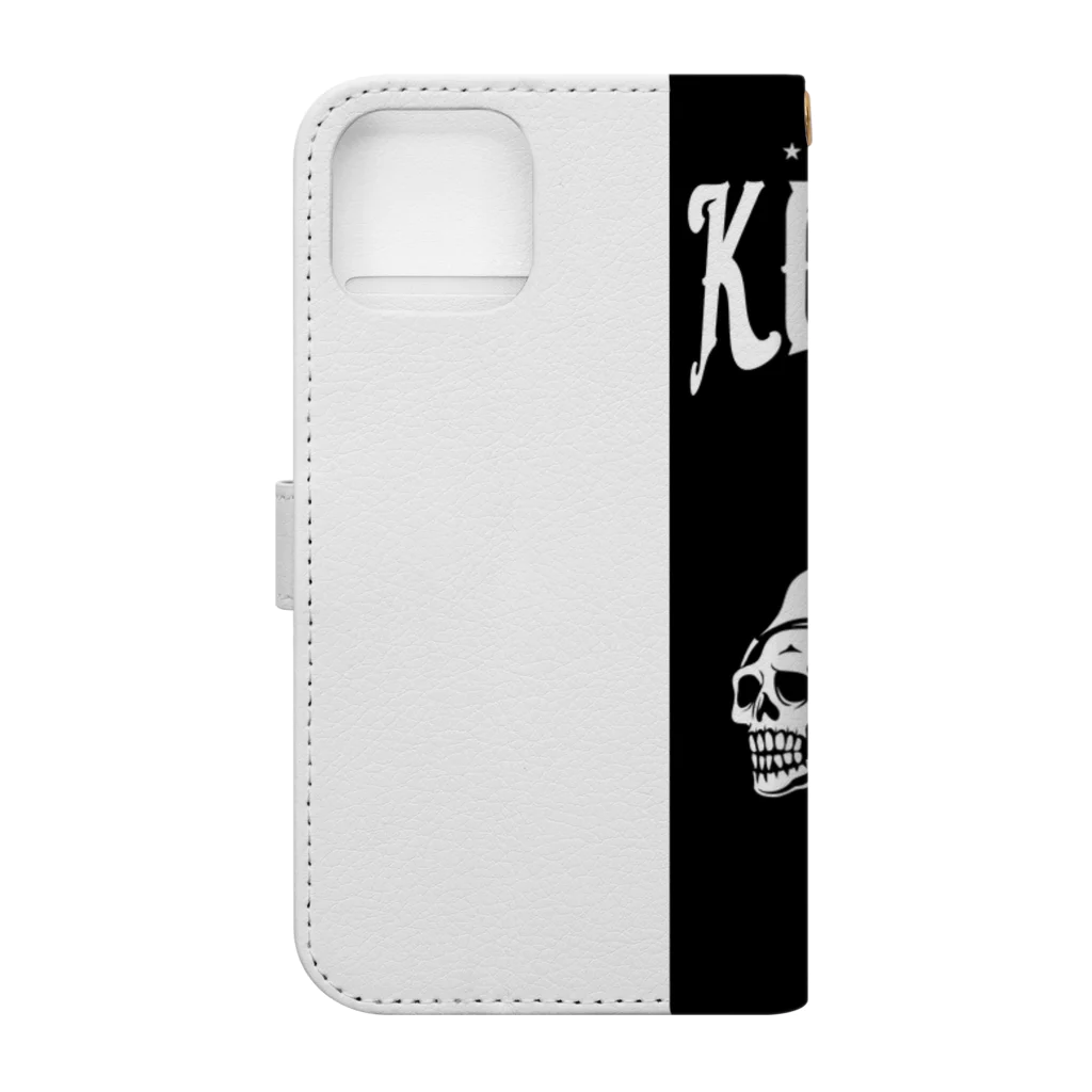 surprise1のKOGARASHI motorcycle club Book-Style Smartphone Case :back