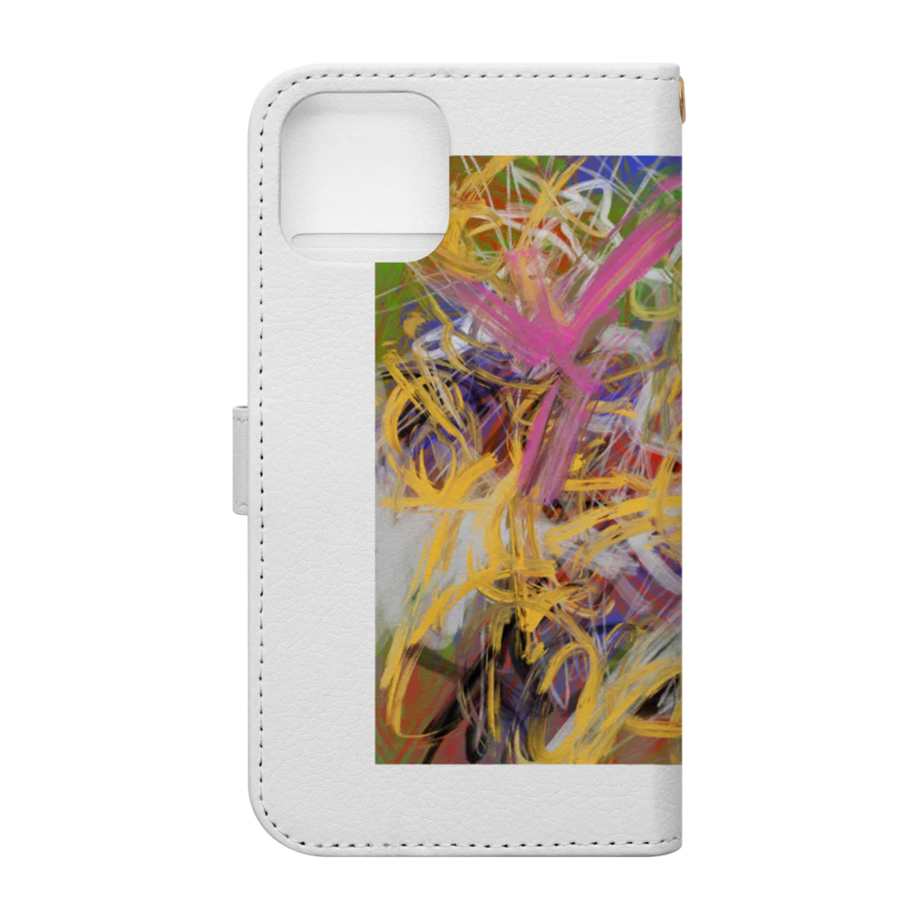 Shinya_Moritaのabstract Book-Style Smartphone Case :back