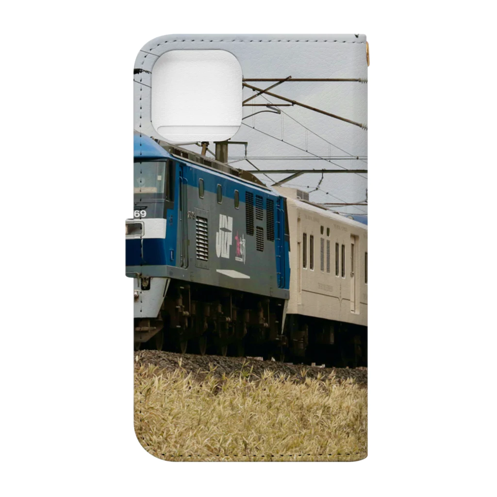 ふみふみのロイヤルエクスプレス四国 Book-Style Smartphone Case :back