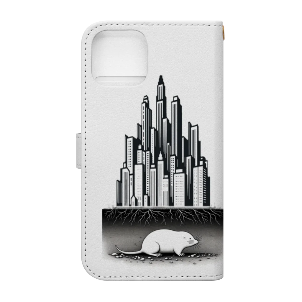 Namataのmogura Book-Style Smartphone Case :back