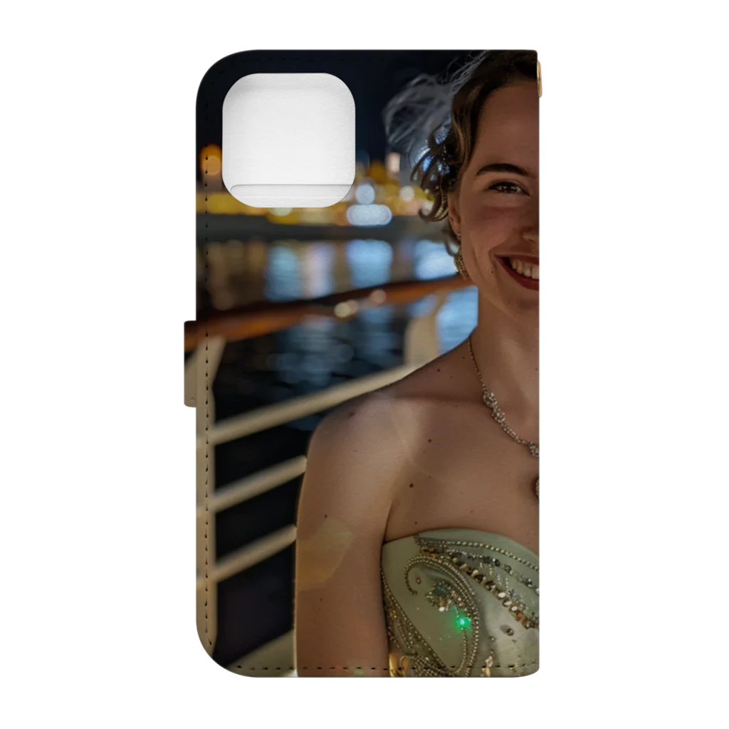 AQUAMETAVERSEのセクシーな私豪華客船 アメジスト 2846 Book-Style Smartphone Case :back