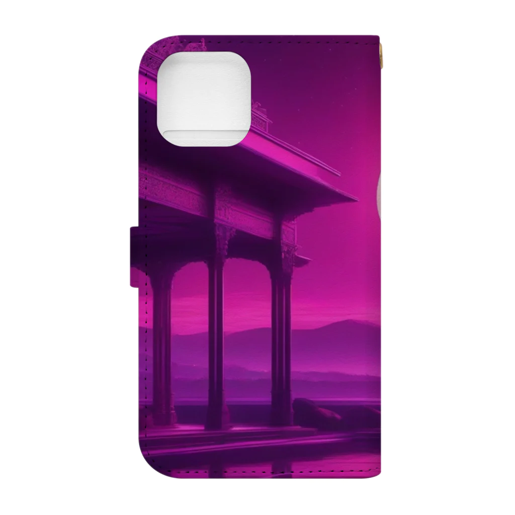 Oreno_37の砂漠の夜空 Book-Style Smartphone Case :back