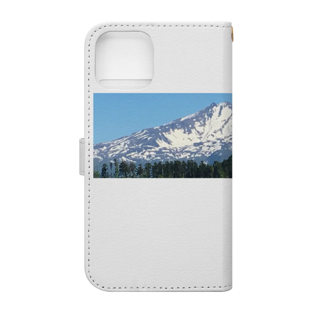 ReallyCoolMamoruの秋田鳥海山_AkitaChoukaisan Book-Style Smartphone Case :back