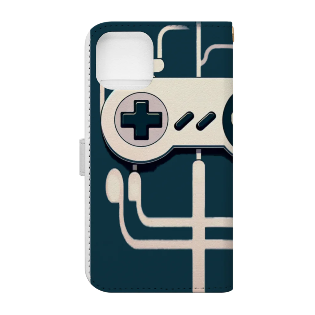 Namataのgame pad Book-Style Smartphone Case :back