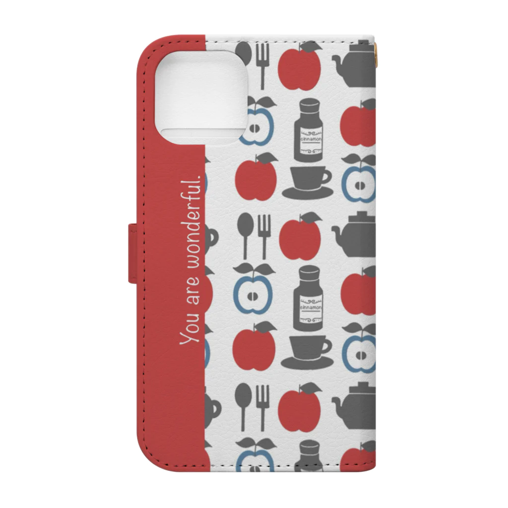 Ally DesignのFun Kitchen (white) Book-Style Smartphone Case :back