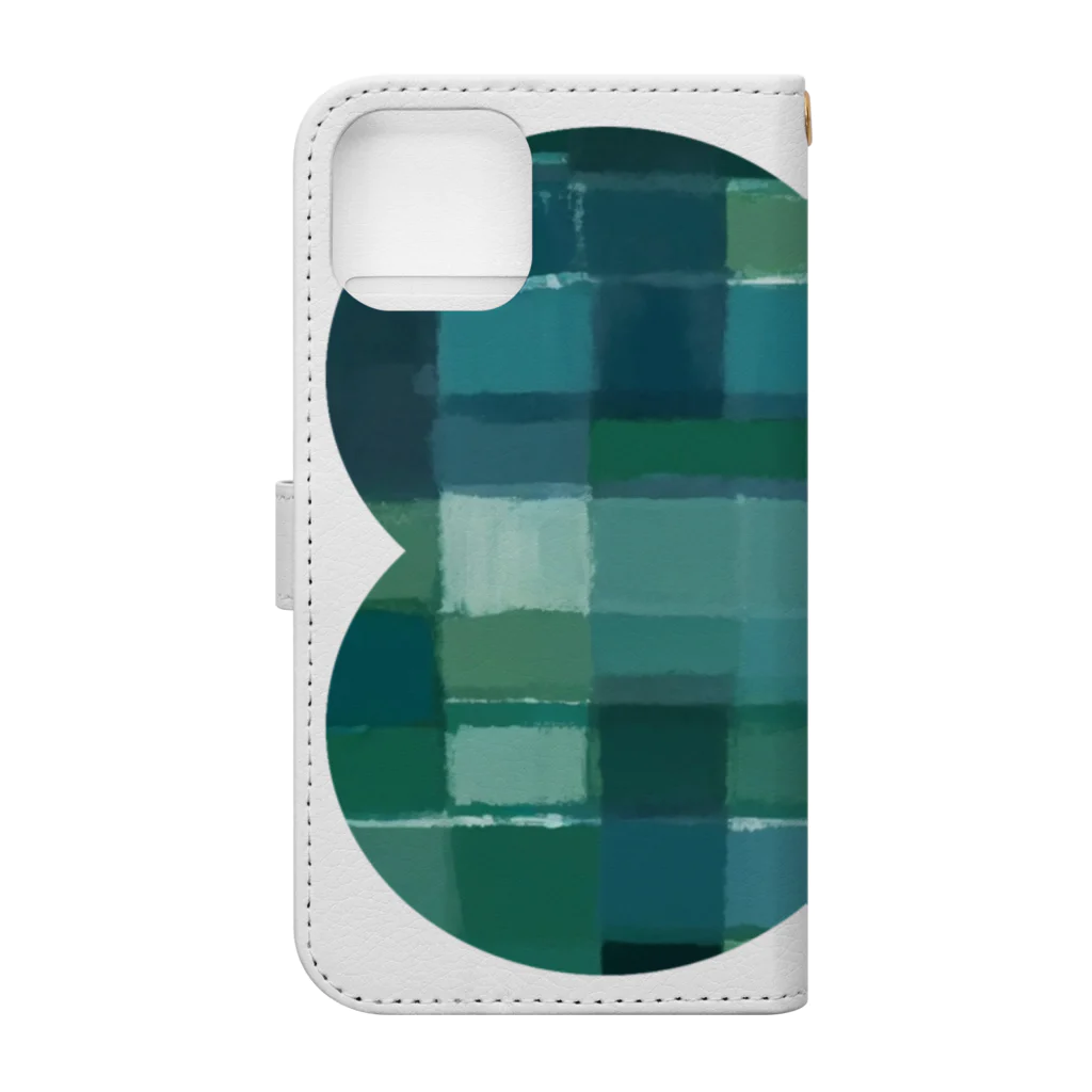 IntoDiamondの海　花４ Book-Style Smartphone Case :back