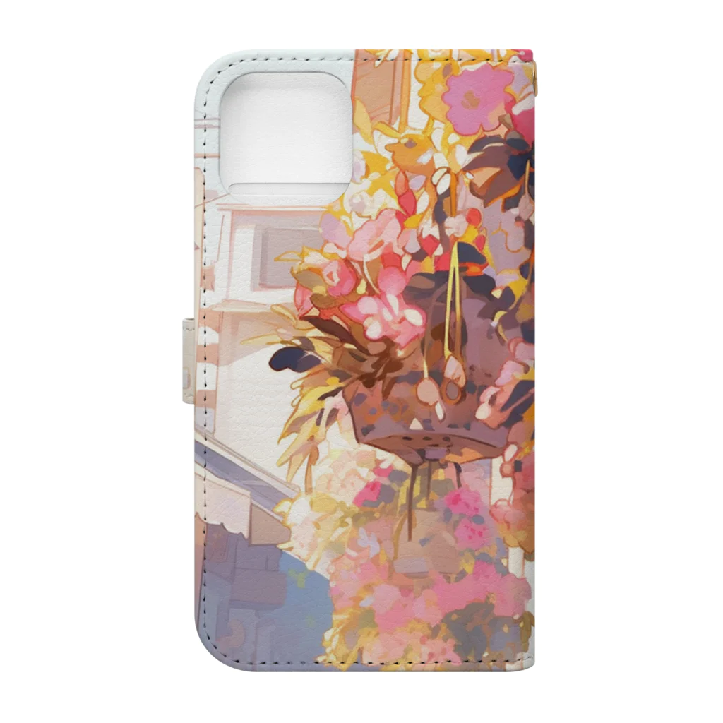 AQUAMETAVERSEの華麗な花束　ラフルール　1859 Book-Style Smartphone Case :back