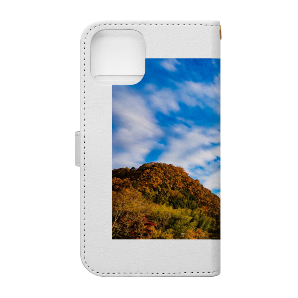 kudo1234の空 Book-Style Smartphone Case :back