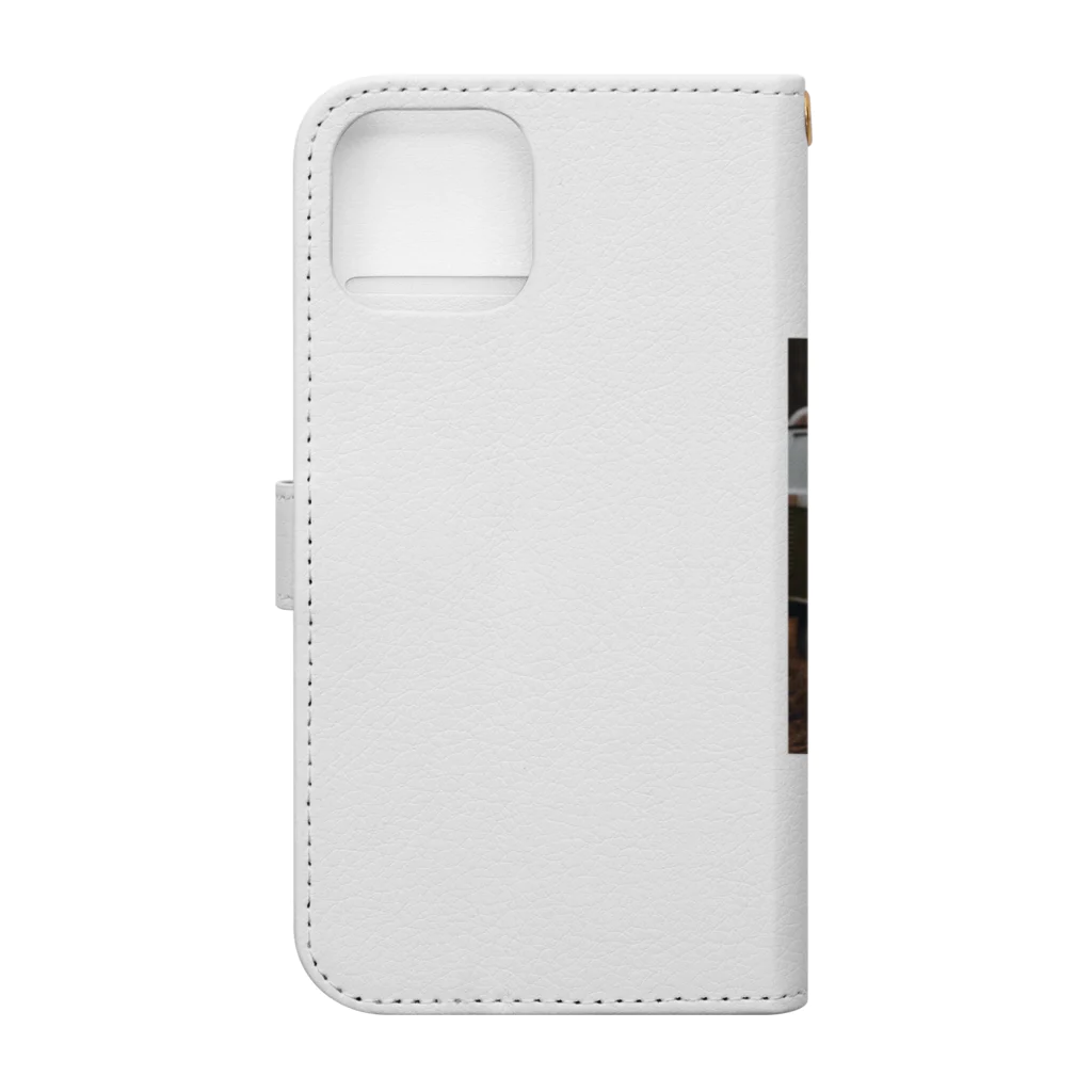 廃車輪業のV Book-Style Smartphone Case :back