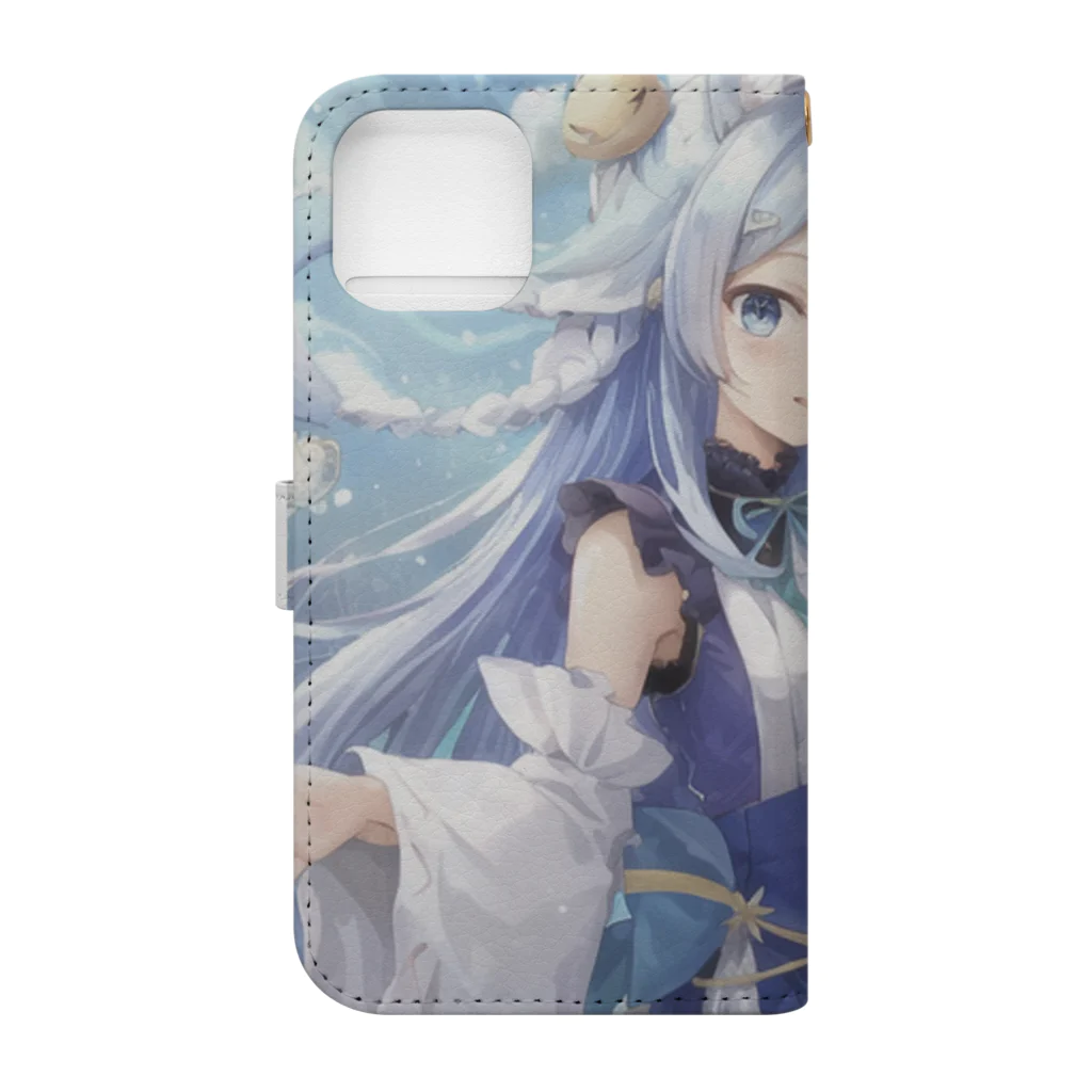 kurokuma39の美少女2 Book-Style Smartphone Case :back