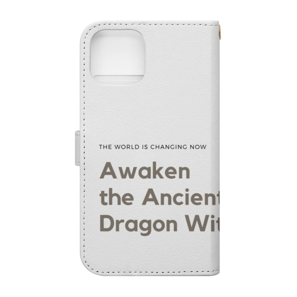 龍神の龍ベビー Book-Style Smartphone Case :back