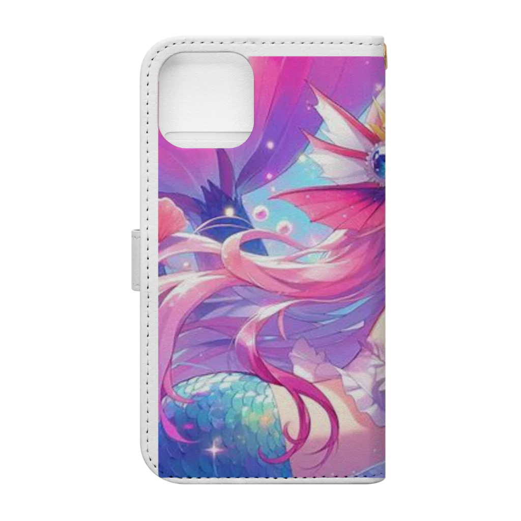 「ワンダーワールド」の神秘的な美しさに見とれてしまいますね。🧜‍♀️💖 Book-Style Smartphone Case :back