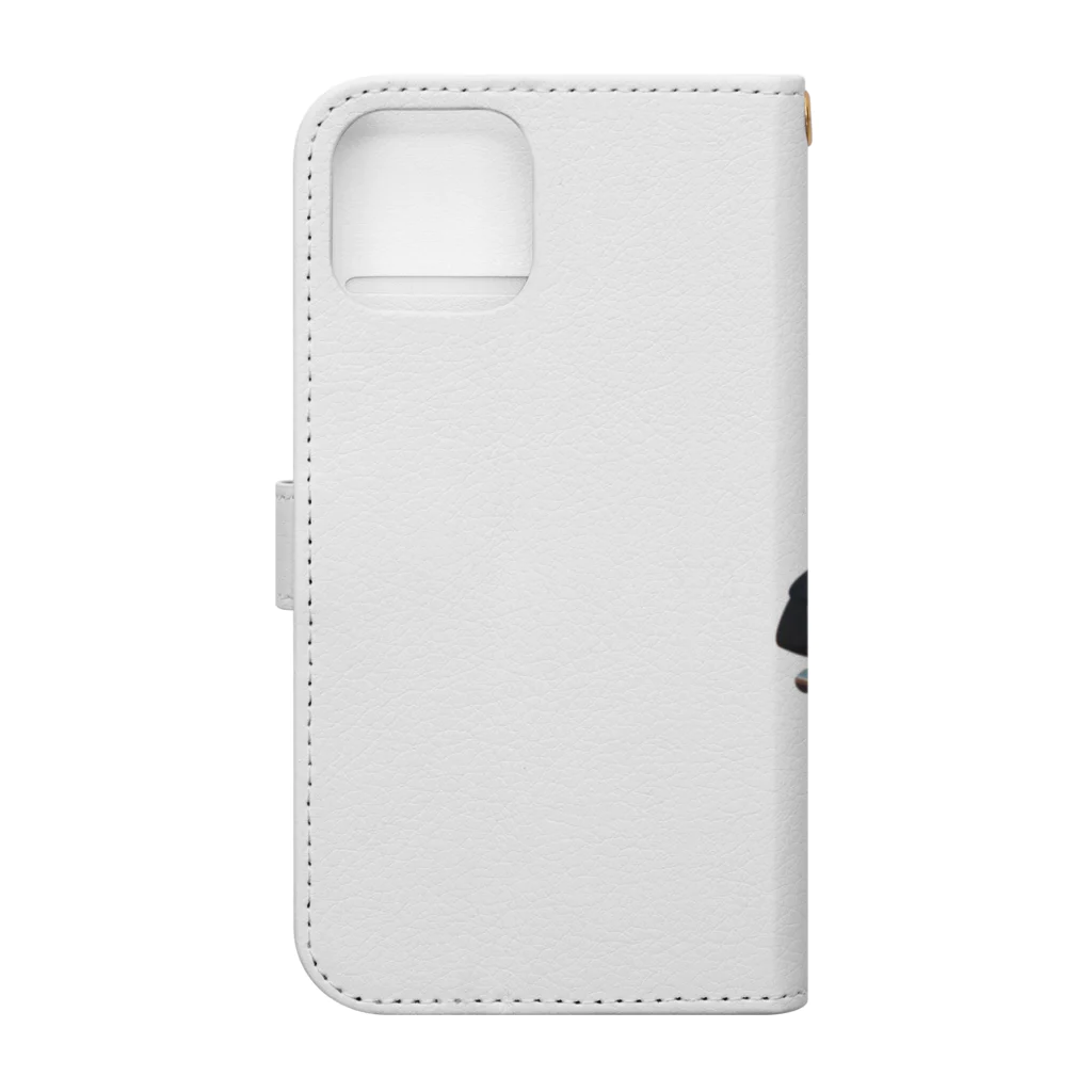 卵かけご飯 / Egg over riceのバイカーエッグ Book-Style Smartphone Case :back