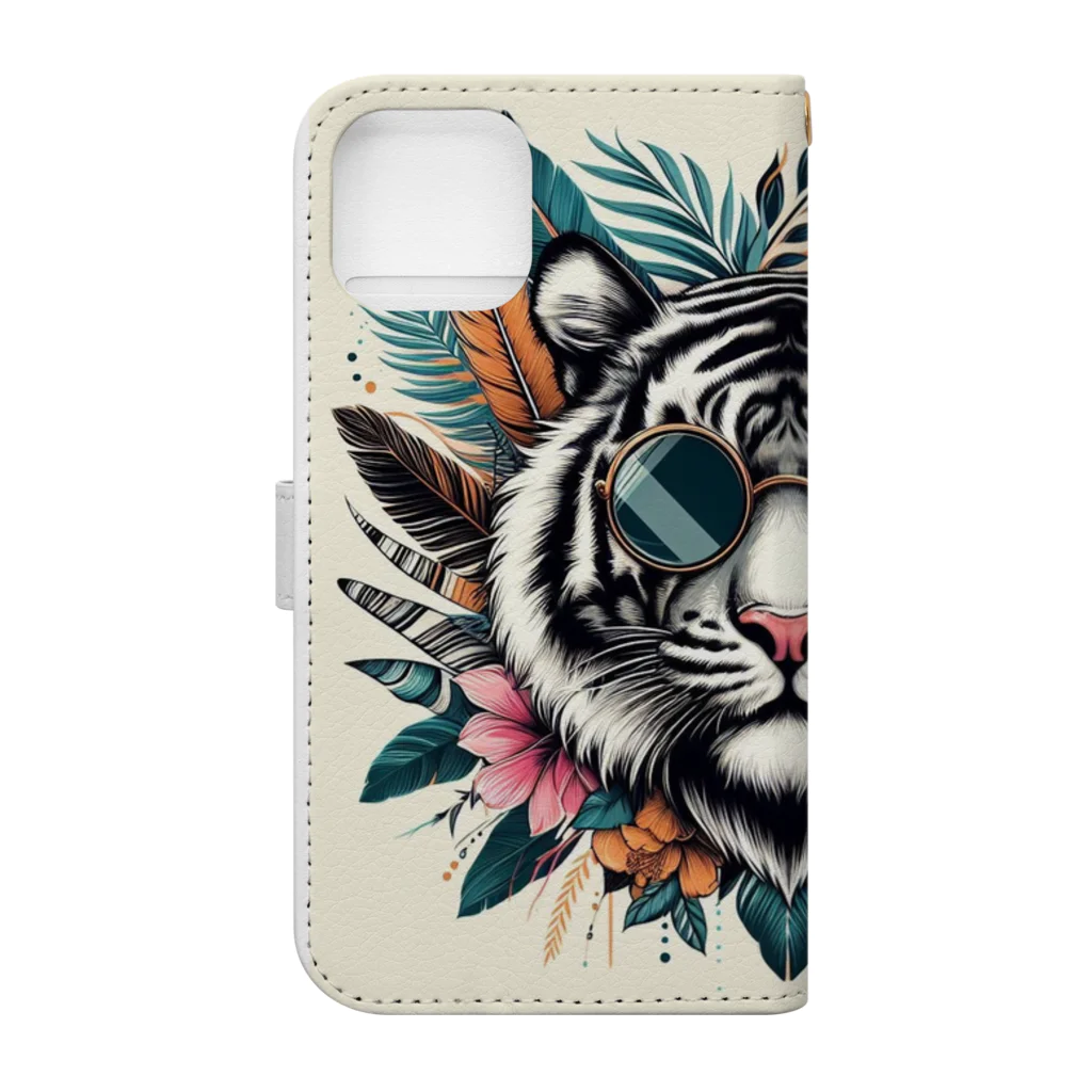 ビギニングストアのTIGER Book-Style Smartphone Case :back