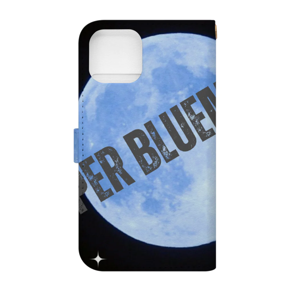 Super_BluemoonのSuper Bluemoon Brand🎵 Book-Style Smartphone Case :back