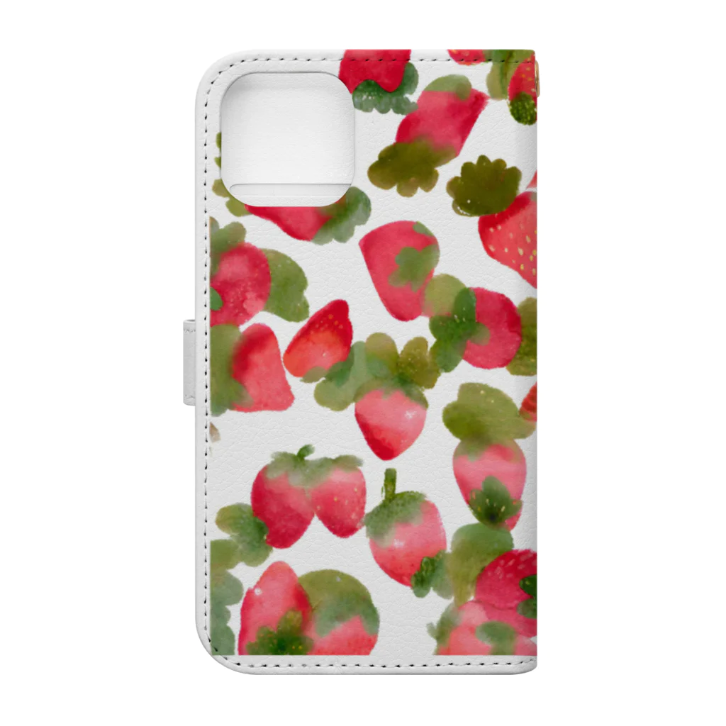 kaoru09のいちご🍓 Book-Style Smartphone Case :back