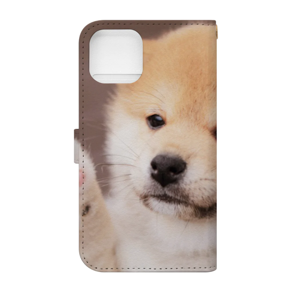 金太郎の可愛い柴犬 Book-Style Smartphone Case :back