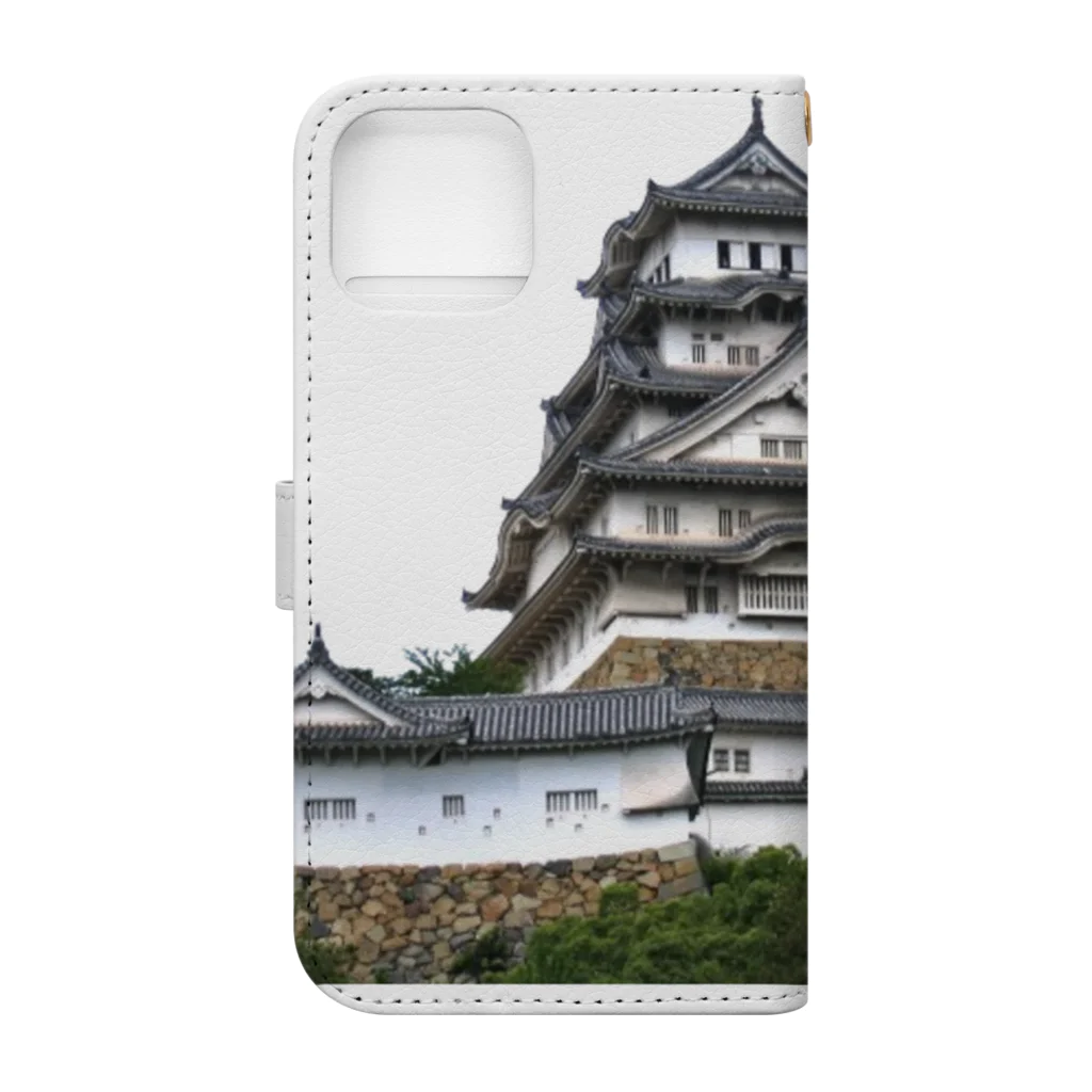 minaminokojimaの姫路城 Book-Style Smartphone Case :back
