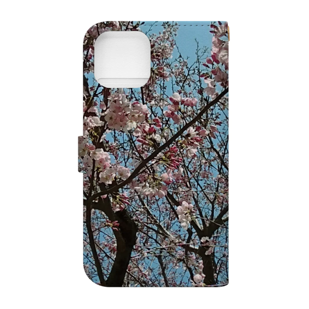 haru-dei-の桜 Book-Style Smartphone Case :back