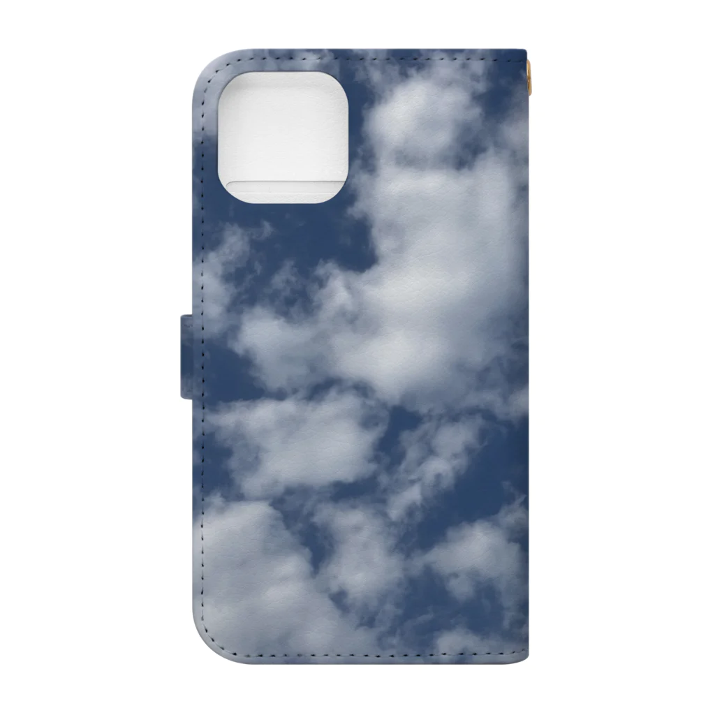 そらの4月13日の青空 Book-Style Smartphone Case :back