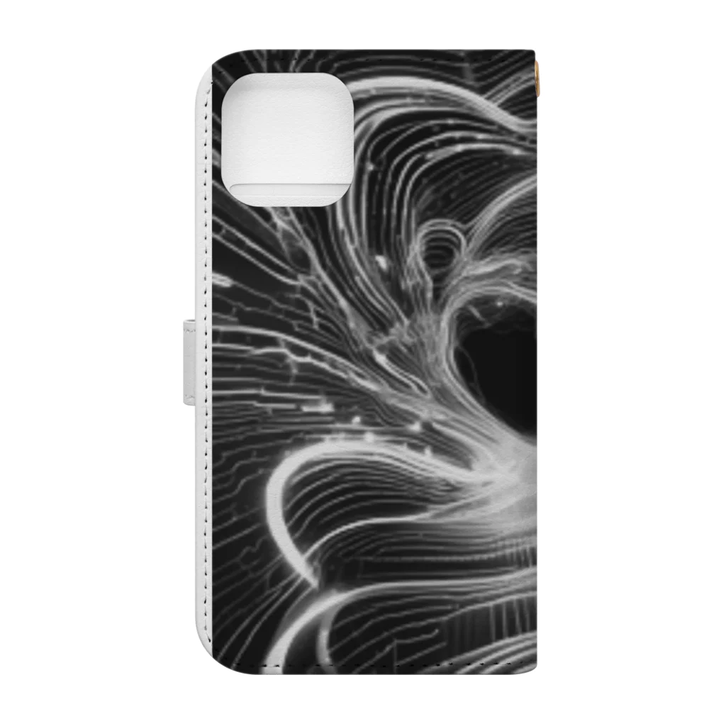 ニュートラルノードの✨ cosmic void✨ Book-Style Smartphone Case :back