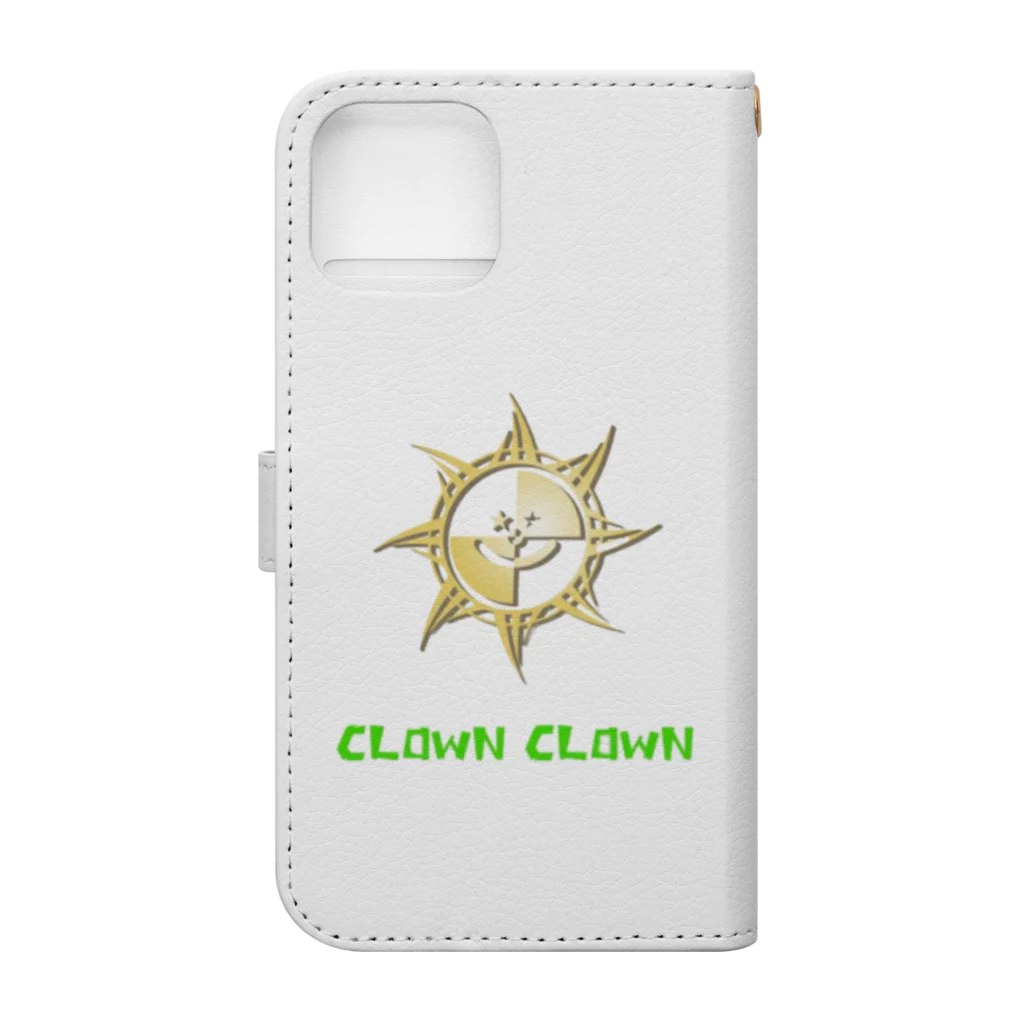 CLOWNCLOWNのCLOWNCLOWN 手帳型スマホケースの裏面