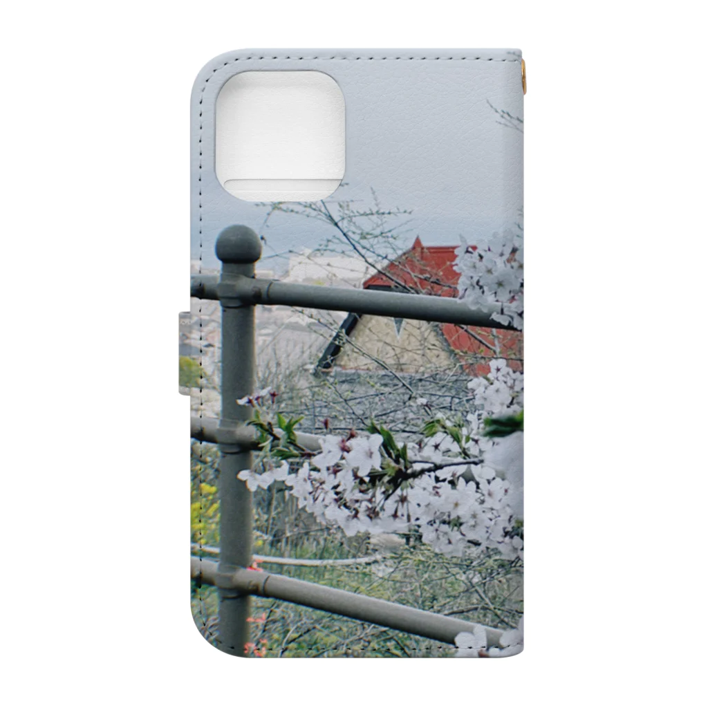 ひよこの水浴びのあの子のおうち Book-Style Smartphone Case :back