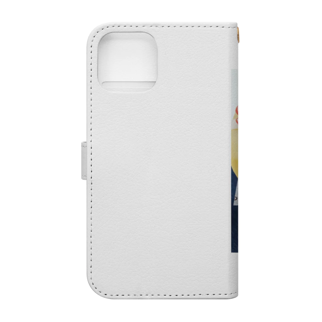 Neo102c.cのお菓子のプレゼント Book-Style Smartphone Case :back