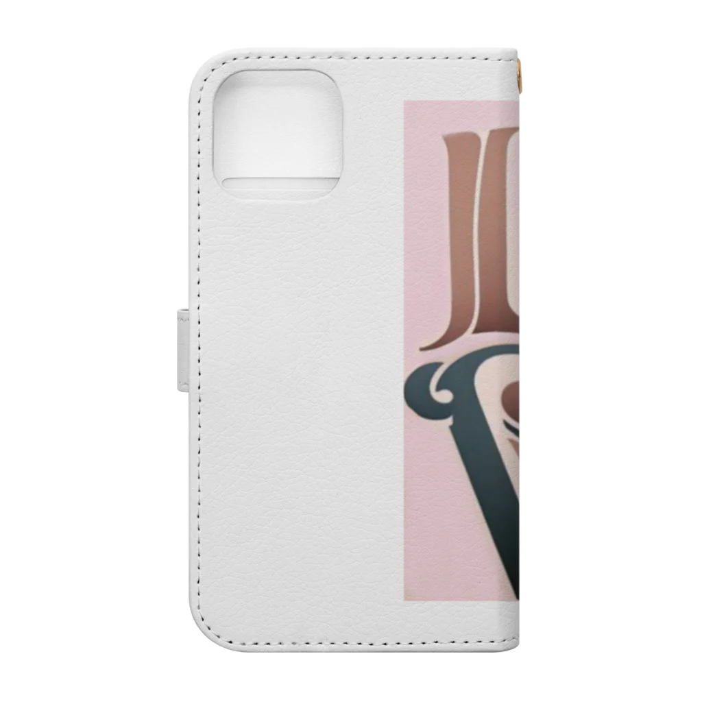 harusaku2131の熱いまなざし Book-Style Smartphone Case :back