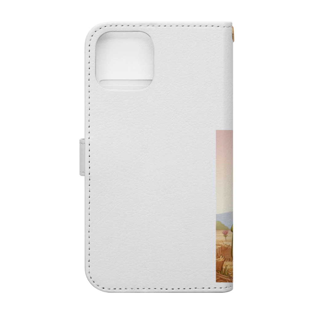 akipoyoのスナッフルくん Book-Style Smartphone Case :back