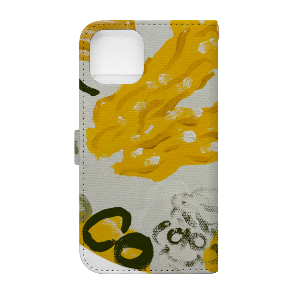 flowerドットsistersのflowerドットsisters Book-Style Smartphone Case :back