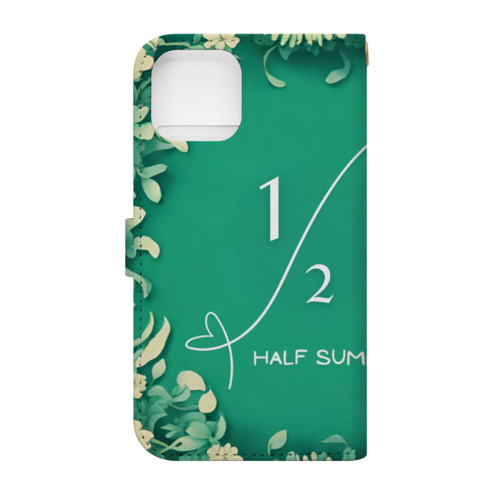 evening-fiveのHALF SUMMER 006 Book-Style Smartphone Case :back