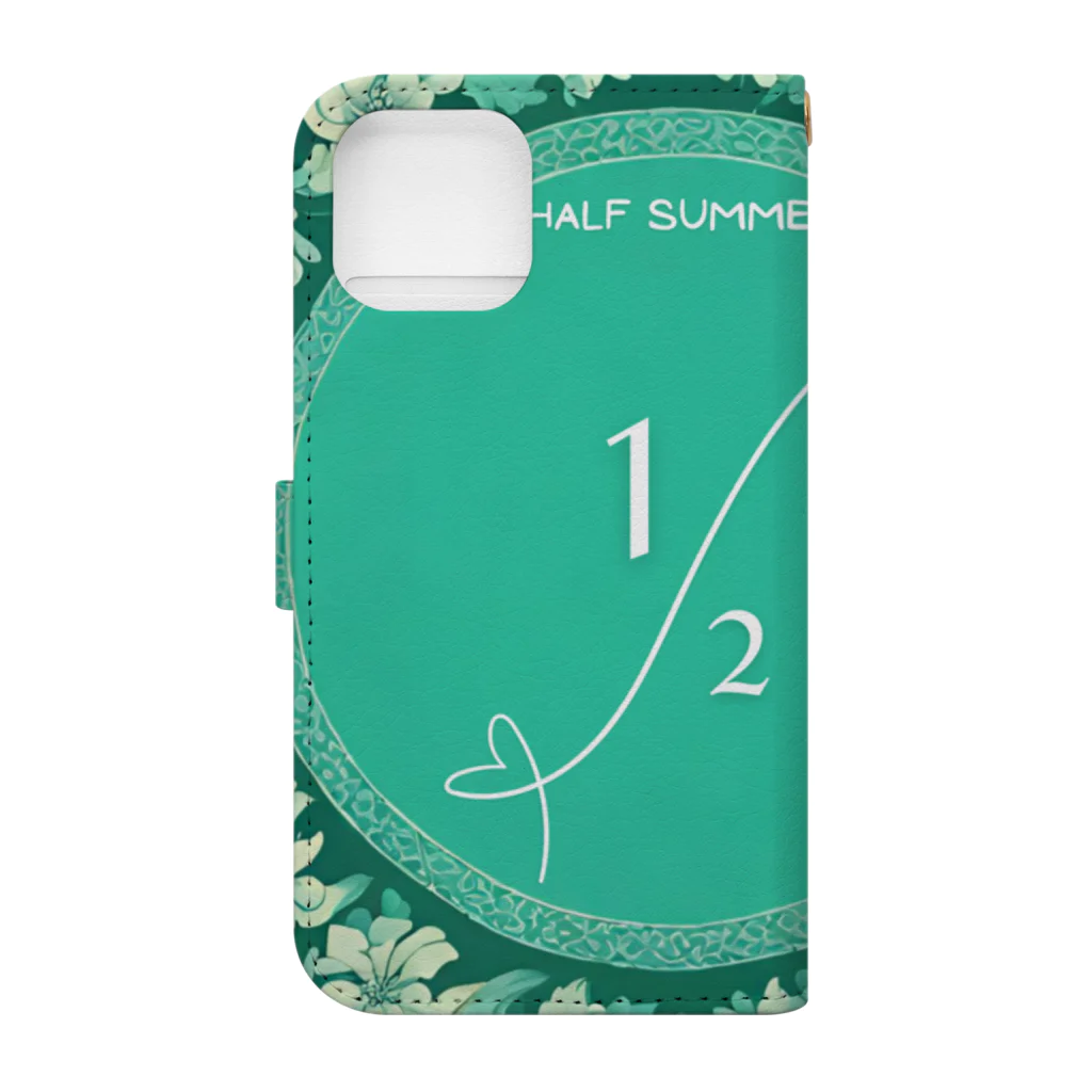 evening-fiveのHALF SUMMER 011 Book-Style Smartphone Case :back