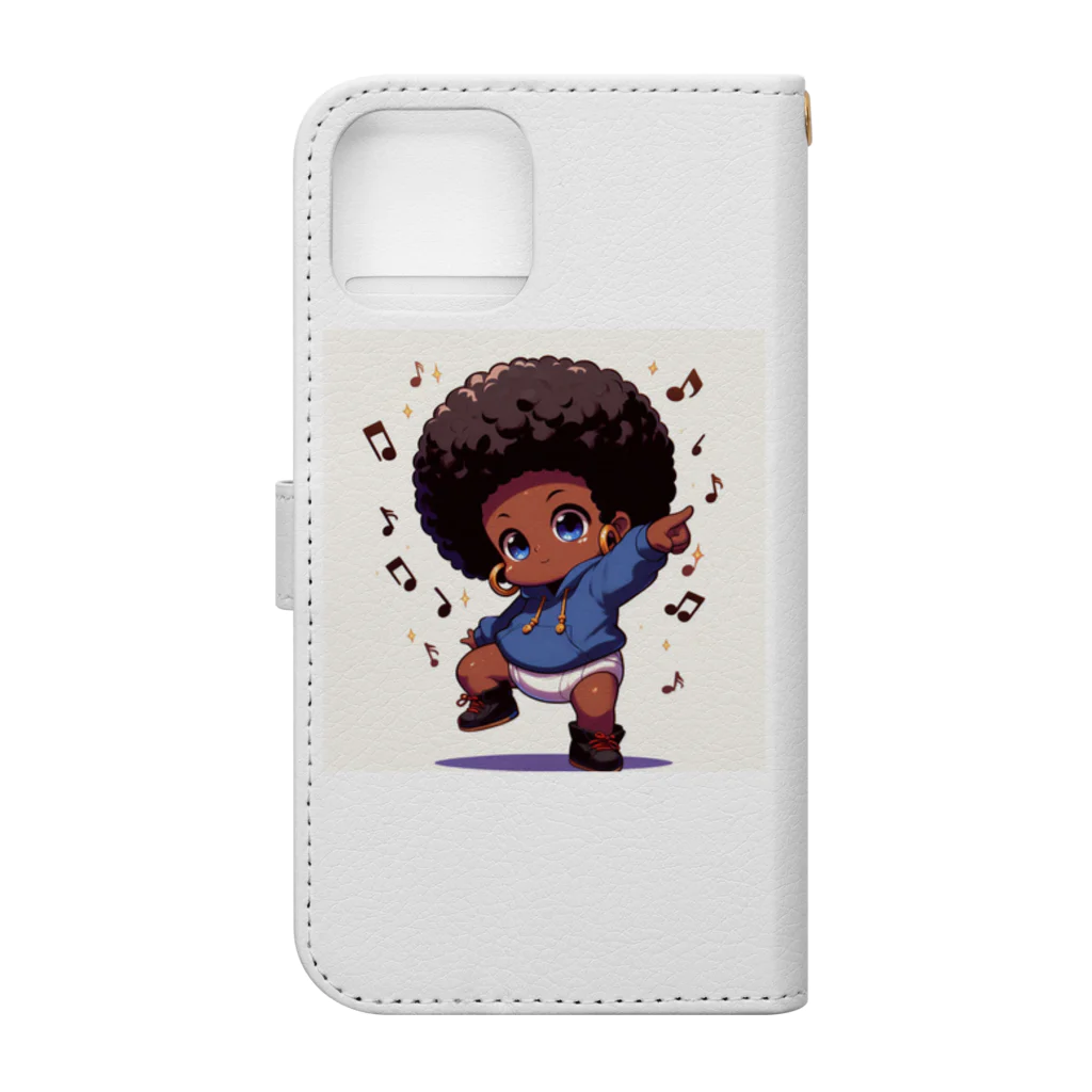 Baby-BのBaby-Ｂ Book-Style Smartphone Case :back