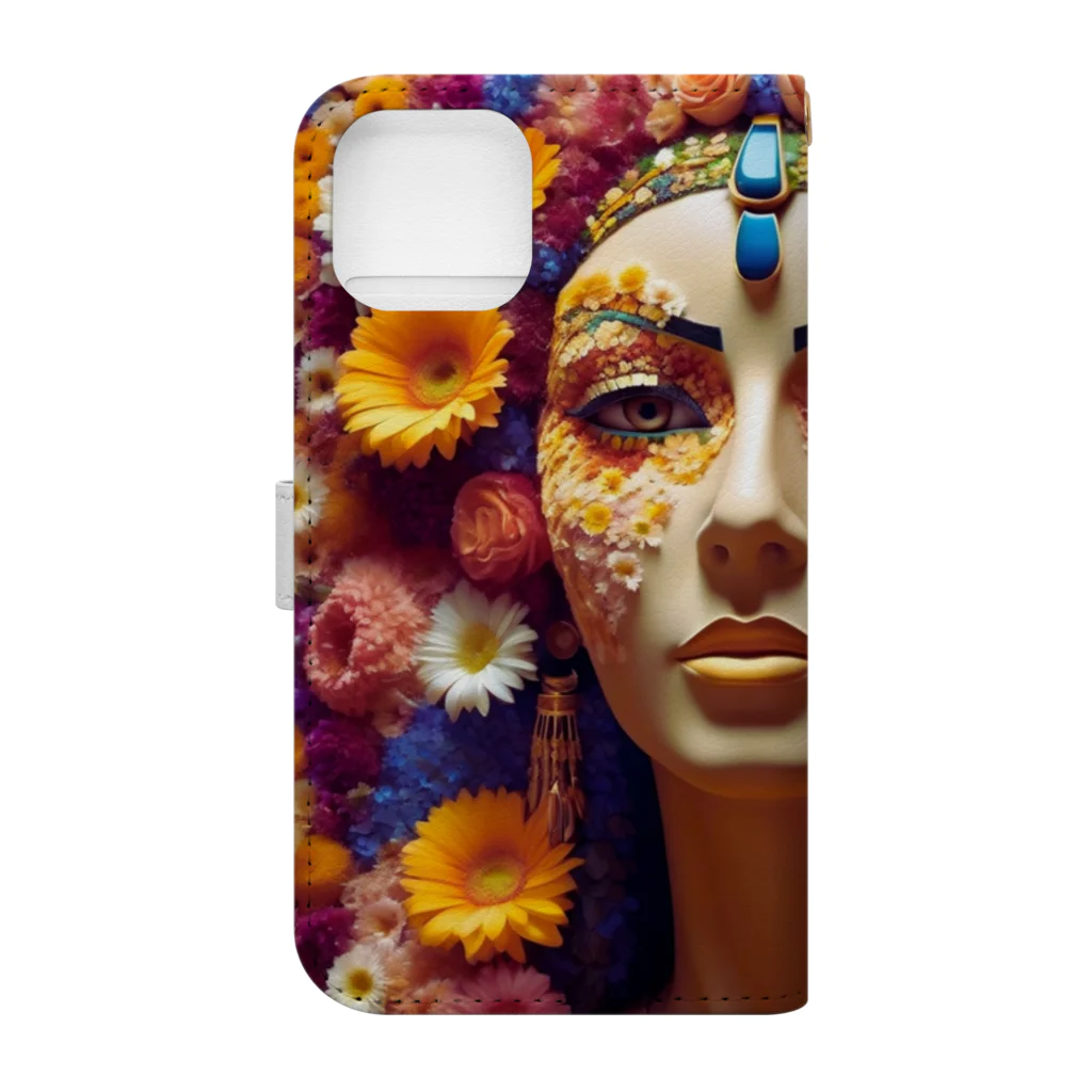 お花屋SUNのFlora Cleo「フローラ・クレオ」 Book-Style Smartphone Case :back