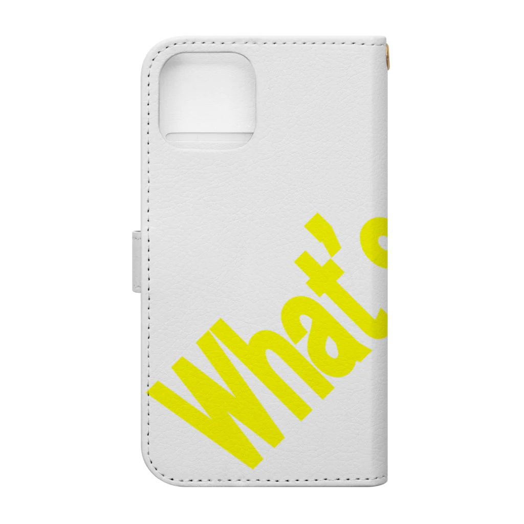 ainarukokoroのWhat's up? Book-Style Smartphone Case :back