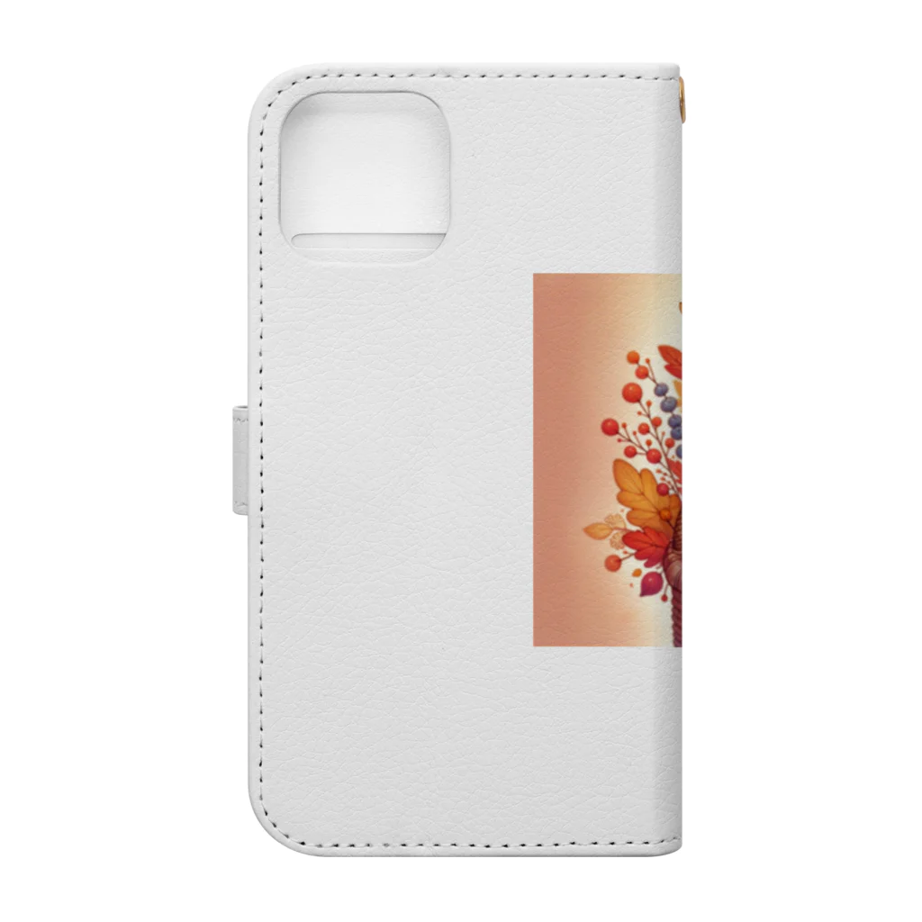 TKG3150の可愛い柴犬 Book-Style Smartphone Case :back