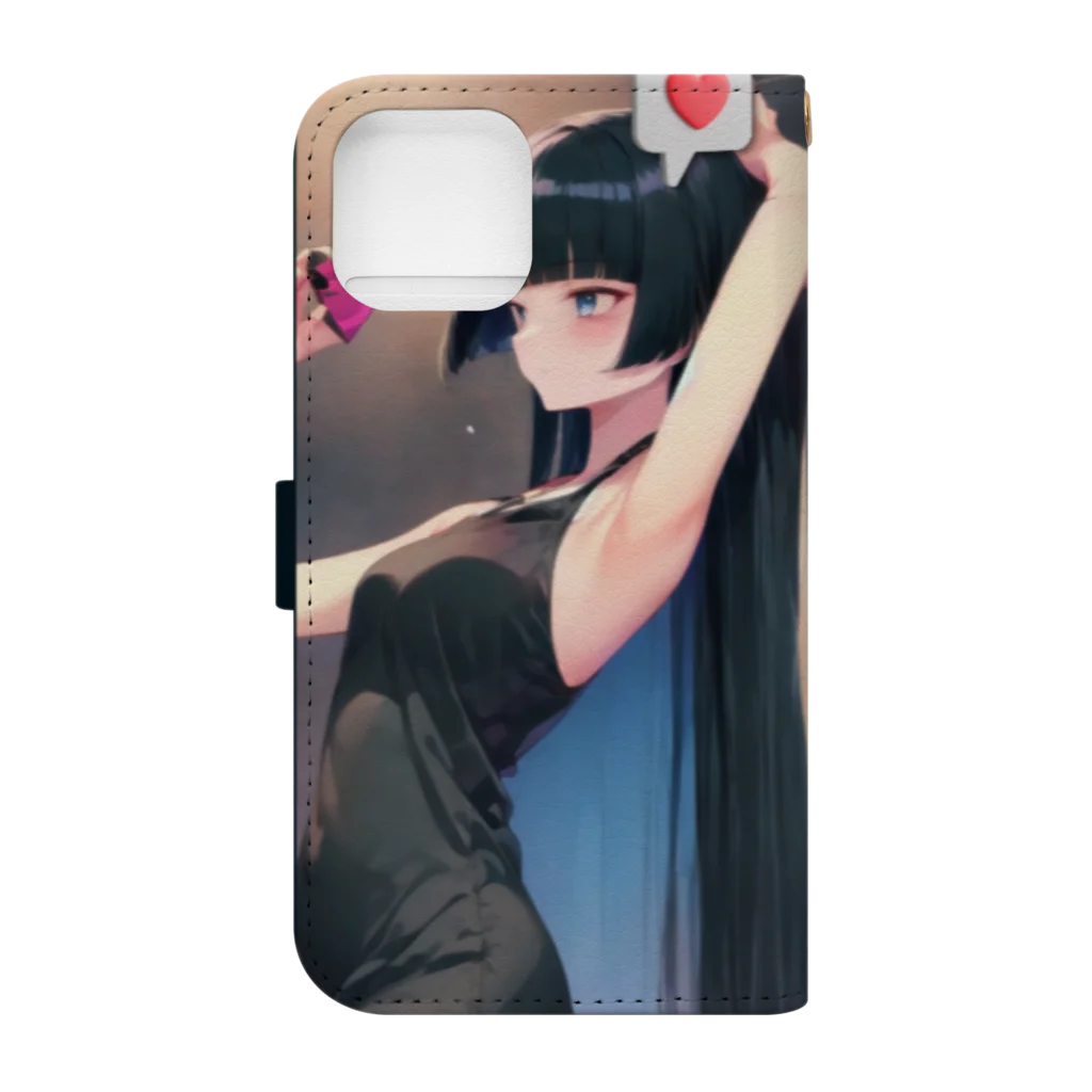 ゆう➰にゃき♥️のきゅんさま➰コード反転💕 手帳型スマホケースの裏面