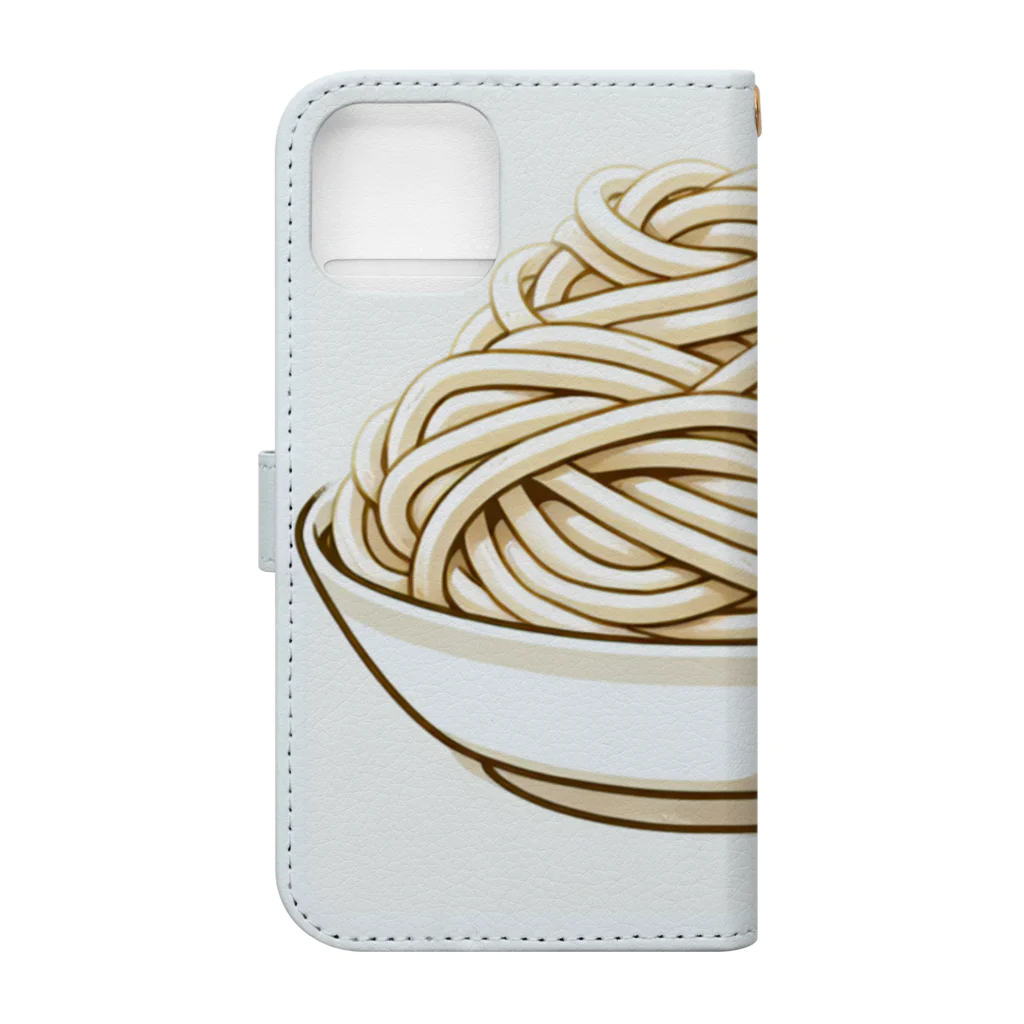 Hi_Ro_Shopの饂飩 Book-Style Smartphone Case :back