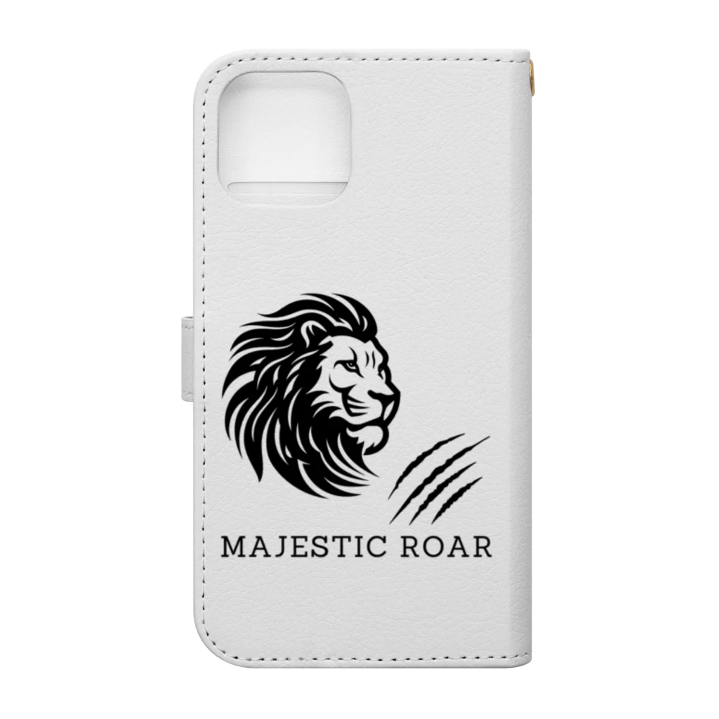 CHIBE86のMajestic Roar 手帳型スマホケースの裏面