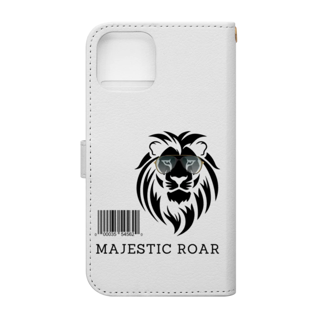 CHIBE86のMajestic Roar Book-Style Smartphone Case :back